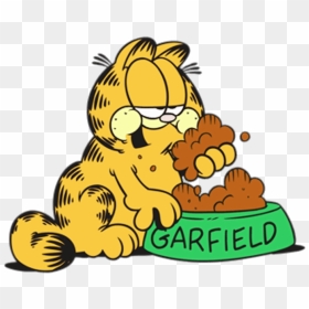 Garfield Eating - Garfield Eating Png, Transparent Png - eating png