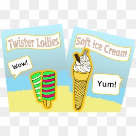 Icecreamshopposterscover - Cartoon, HD Png Download - icecream png