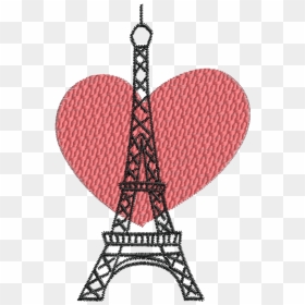 Bordados De La Torre Eiffel, HD Png Download - torre eiffel png