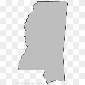 Outline Shape Of Mississippi, HD Png Download - us map outline png