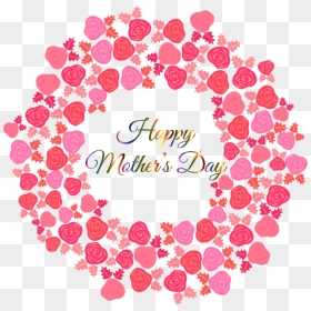 Transparent Mothers Day Flowers Clipart - Transparent Background Mothers Day Png, Png Download - heart frame png