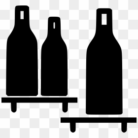 Bottles Shelf - Bottle On Shelf Png, Transparent Png - bottles png