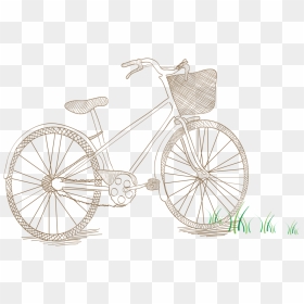 Bicycle, HD Png Download - picnic basket png