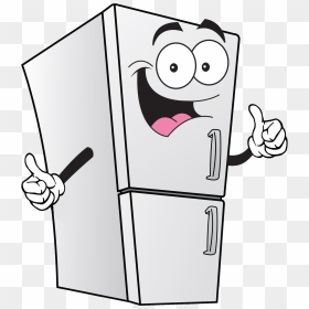 Png Black And White - Refrigerator Cartoon Png, Transparent Png - refrigerator png