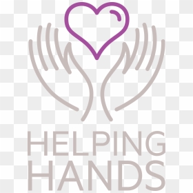 Helping Hands Text Png , Png Download - Heart, Transparent Png - helping hands png