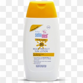 Baby Sun Lotion Spf 50 - Sebamed Baby, HD Png Download - sunscreen png