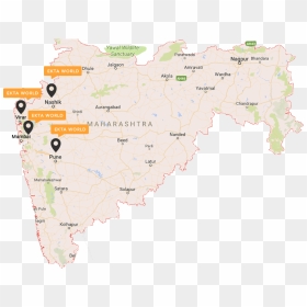 Maharashtra Map, HD Png Download - tab png