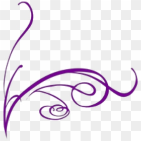 Purple Decorative Lines Png - Black Design Transparent Background, Png Download - swish png