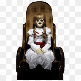 Annabelle Doll Sitting On A Chair Clip Arts - Biosphere Environmental Museum, HD Png Download - girl sitting png