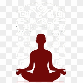Gymnastics Clipart Yoga Boy - Silhouette Yoga, HD Png Download - meditation png