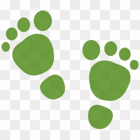 Cropped Green Footsteps - Transparent Its A Boy Png, Png Download - footsteps png
