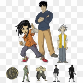 Jackie Chan Adventures Characters - Jackie Chan Animated Characters, HD Png Download - jackie chan png