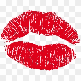 Lip Clipart File - Red Lip Kiss Png, Transparent Png - kisses png