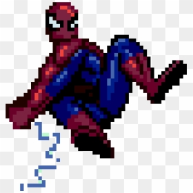 Spiderman 2099 Pixel Art, HD Png Download - spider-man png