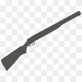 Silhouette Arme 05 Clip Arts - Clay Pigeon Shot Guns, HD Png Download - gun silhouette png