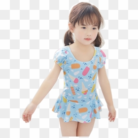 One-piece Swimsuit, HD Png Download - baby girl png