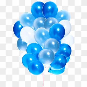 Transparent Background Blue Balloons Png, Png Download - white balloons png