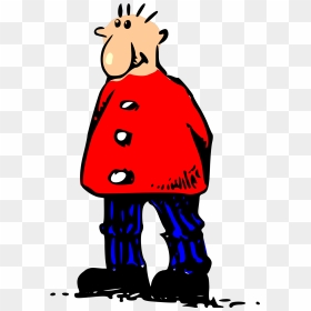 Cartoon With Long Nose, HD Png Download - man standing png