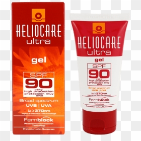 Heliocare Ultra Spf 90 Gel" title="heliocare Ultra - Heliocare Ultra Gel Spf 90, HD Png Download - sunscreen png