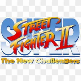 Street Fighter 2 The New Challengers Marquee, HD Png Download - street fighter png