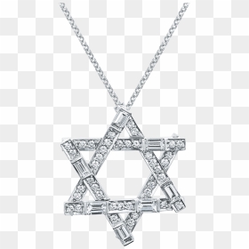 Symbols By Harry Winston, Diamond Star Of David Pendant - United Middle East Flag, HD Png Download - black chain png