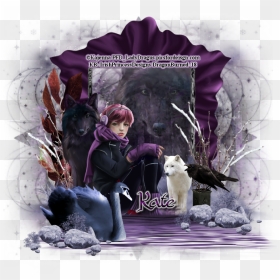 Ptu Gothic Winter Wolf Cluster Frames - Illustration, HD Png Download - gothic frame png