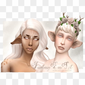Sims 4 Fantasy Skin Tones, HD Png Download - elf ears png
