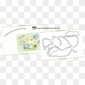 Create Zoo Map Cover - Make Your Own Zoo Map, HD Png Download - us map outline png