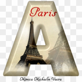 Alfabeto Com Torre Eiffel, HD Png Download - torre eiffel png