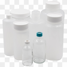 Sample Containers, Bottles & Septa - Plastic Bottle, HD Png Download - bottles png