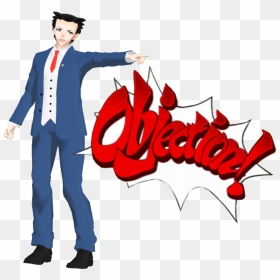 Thumb Image - Png Phoenix Wright Objection, Transparent Png - phoenix wright png