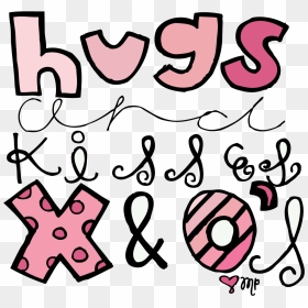 Christmas Hershey Kisses Clipart - Hugs And Kisses Clip Art Free, HD Png Download - kisses png
