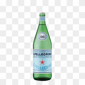 San Pellegrino Glass Bottle Sizes, HD Png Download - water glass png