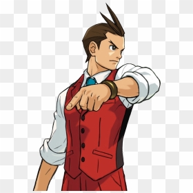 Apollo Justice Arm Back - Apollo Justice Ace Attorney Sprites, HD Png Download - phoenix wright png