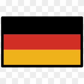 Germany Flag Emoji Clipart - Carmine, HD Png Download - german flag png