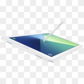 White Galaxy Tab A With Stylus , Png Download - Galaxy Tab A P585, Transparent Png - tab png