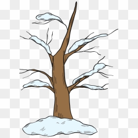 Illustration, HD Png Download - winter tree png