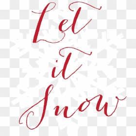 Let It Snow - Snowflake Png Clipart Transparent, Png Download - snow background png