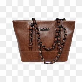 Black Chain Shoulder Bag Zara - Shoulder Bag, HD Png Download - black chain png
