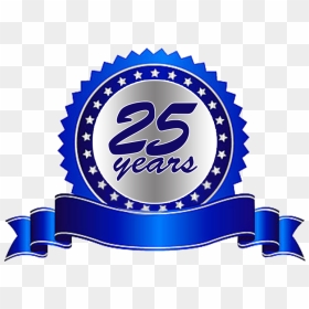 Customer Service Clipart Year Service - 25 Years Logo Png, Transparent Png - anniversary png