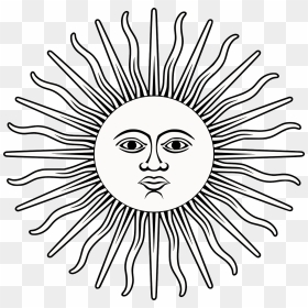Argentina Flag Sun, HD Png Download - sunrays png