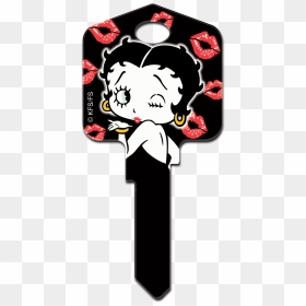 Same Image Front & Back - Betty Boop Blowing A Kiss, HD Png Download - kisses png
