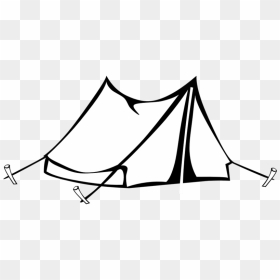 Blank Camp Sign Png-pluspng - Tent Clipart Black And White, Transparent Png - blank sign png