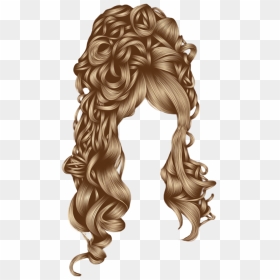 Woman Hair Png Image Background - Girls Hair Style Png, Transparent Png - girl hair png