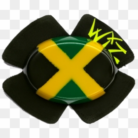 Wiz Standard Knee Slider Black (854x705), Png Download - Emblem, Transparent Png - jamaican flag png