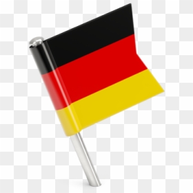 Square Flag Pin - German Flag Pin Icon, HD Png Download - german flag png