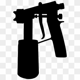 Sparay Tanning Gun - Spray Tan Clip Art, HD Png Download - gun silhouette png