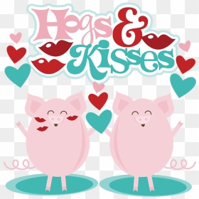 Hogs And Kisses Pigs, HD Png Download - kisses png