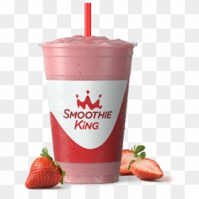 Sk Fitness Gladiator Strawberry With Ingredients - Smoothie King Keto Champ Coffee, HD Png Download - smoothies png