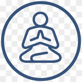 Bkwl Service Icons Navy Meditation - Meditation Icon Png, Transparent Png - meditation png